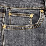 Seven7  Step Fray Raw Hem Mid Rise Crop Fashion Jeans Medium Wash Size 4 Photo 8