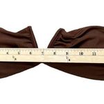 ANDIE Bikini Top Womens M Espresso Brown Scala Strapless Bandeau Swimwear NEW Photo 5