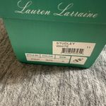 Lauren Lorraine Glittery White Sandals with Silver Studs Size 11 Photo 4