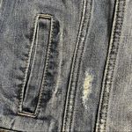 American Eagle  Distress Denim Jean Jacket Photo 13