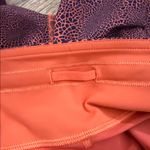 Lululemon High-Rise Patterned Leggings Orange Purple Size 8 Yoga Pants Photo 5