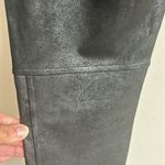 Free People Faux Leather Suede Midnight Black Pants Size XS Photo 7
