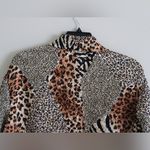 Analogy Reversible Animal Print Jacket Brown Size 2X Photo 5