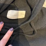 Six/fifty cropped smiley face black sweater Size M Photo 3