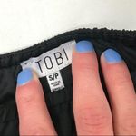 Tobi  Black Strapless Crop Top Sz S Photo 1