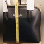 Kate Spade  Medium Dome satchel Bag K8701 Saffiano PVC Black Schuyler Photo 5