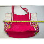 Vera Bradley  LILLI BELL LARGE COLORBLOCK TOTE Canvas Travel Library Book Bag Photo 5