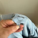 Aerie  Light Blue Oversized Hoodie Ribbed Cuffs Cozy Pullover Sweatshirt XL Photo 5