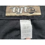 Tyte 90s Parachute Skirt Women Size 9 Gray Midi Y2K Drawstring Ruched Sides EUC Photo 3