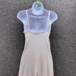 Vintage Babydoll Slip Nightgown Cream XS Tan Photo 5