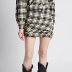 Isabel Marant ETOILE  Faber Plaid Wool Dress Long Sleeves Photo 0