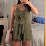 fab'rik  Green Romper Photo 2