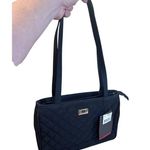 Frankie & Johnnie Frankie Johnnie womens black quilted Shoulder hand bag SKU8145 Photo 13