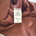 NEW MYNTA Ribbed Long Sleeve Bodysuit Brown Size Medium Petite NWT Photo 6