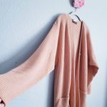 Saks 5th Avenue Sahza Tan Wool Ribbed Buttondown Cardigan Photo 4