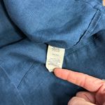 Soft Surroundings Milano 100% Linen Bell Sleeve Dress ~ Size Medium 💚🍄 Photo 9