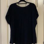 Apt. 9 black vneck short sleeve blouse size 1X. Photo 3