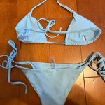 SheIn Baby Blue Bikini Set Photo 2