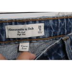 Abercrombie & Fitch  Curve Love The Dad High Rise Blue Light Wash Jeans Size 30 8 Photo 2