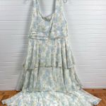 Altar'd State Arula Eliana Tiered Sparkle Floral Maxi Dress 1X New Photo 3