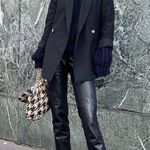 ANINE BING NWT Kat Vegan Leather Trousers Photo 6