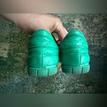 Vintage Sport Steps green faux leather #24 tie tennis shoes, size 9B Photo 11