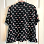 Jantzen Vintage Classics by Abstract Retro Swirl Top Button Up Shirt Blouse Photo 1