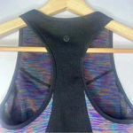 Lululemon  Love Revealed Bra Black Rainbow Seamless Racerback Size 6 Photo 4