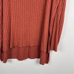 Urban Outfitters Out From Under Iona Ribbed Tunic Turtle Neck Orange Sz L Photo 3