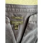 Talbots  dress navy blue blouse size L Photo 2