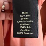 Elizabeth and James  Silk Long Sleeve Sheath Dress Bell Sleeve Romantic Sz 4 Rose Photo 5