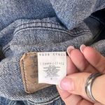 Levi's Vintage 80s 77933 Crop Trucker Jacket Orange Tan Tab Jean Denim MEDIUM Photo 4