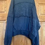 Aerie - Sherpa Patchwork Oversized Hoodie Pullover Photo 0