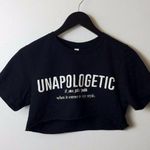 Bella Canvas Bella + Canvas Unapologetic T Shirt Raw Hem Crop Top 100% Cotton Graphic Tee S Photo 7