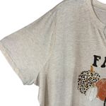 Maurice's Maurice’s 3X-Large T-Shirt Top Fall Vibes Pumpkins V-Neck Stretch Short Sleeves Photo 2