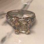 Sterling Silver Citrine gem stone ring Photo 1