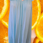 NWT Miss Elaine Light Blue Night Gown‎ Size Large Photo 0