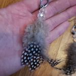 Feather Earrings Unique Handmade Womens Silver Photo 2