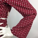 Flynn Skye  Wrap Top Multi-way Convertible Bell Sleeve Polka Dot L Photo 11
