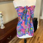 Beach Coverup Wrap Swim New Womens XS S M L Sarong Colorful Purple Photo 5