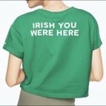 PINK - Victoria's Secret PINK VICTORIA’S SECRET Green Crop Top Medium Irish Clovers St. Patrick’s Day Photo 10