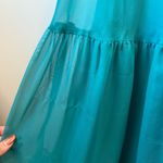 Mac Duggal  67911 Ruffle Strap Lace Up Cut Out Gown Turquoise 10 Photo 5