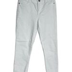 Blue Spice  White Fray Skinny Jeans 0 Photo 0