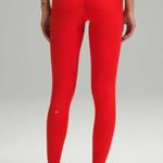 Lululemon  Wunder Train High Rise Tight Legging Hot Heat Size 14 NWT Photo 2