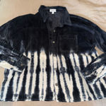 True Craft  Black and White Tie-Dye Jacket  Photo 0