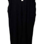 Eileen Fisher $198 Women's Black Drawstring Ankle Wide-Leg Jumpsuit Size 3X Photo 0