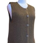 ASOS  Design Knitted Button Down Vest Dress Textured Stitch Womens Size Small Photo 2