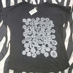 Obey badge Of honor tee Shirt top short sleeve dolman Black Photo 0