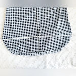J.Crew  Gingham Plaid Long Sleeve Blouse Size Small Black White Pleated Office Photo 9