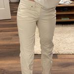 Loft Vintage  Y2K Low Rise White Corduroy Bootcut Jeans Photo 1